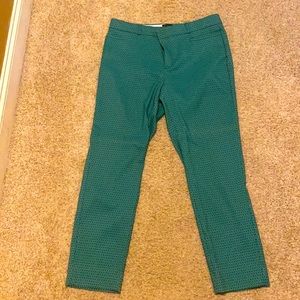 Banana Republic Green Pants Sloan Fit